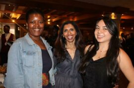 Sindi Mbambo, Mona Naidoo and Akira Wing. Photo: Duduzile Khumalo
