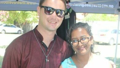 Over yonder at Gallo Manor Wendywood's community protection event, Stefan Rossouw and Nikita Samuel.