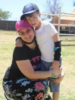 Charissa and Michael Van Wyk spend quality time together appreciating at the family market.