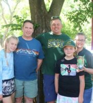Micaela Roome, Craige Roome, Anton Fouché, Emma Fouché and Melissa Fouché out and about on Market Day.