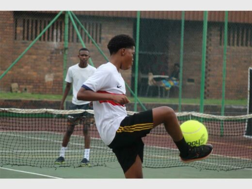 Players showed off their soccer skills at the tournament (pictured: Ntsika Dyani). Photo: Duduzile Khumalo
