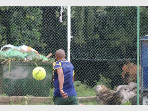 Manqoba Ngwenya runs after the ball. Photo: Duduzile Khumalo