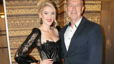 WoW Award winner Sasha-Lee with her husband Leon Taylor.