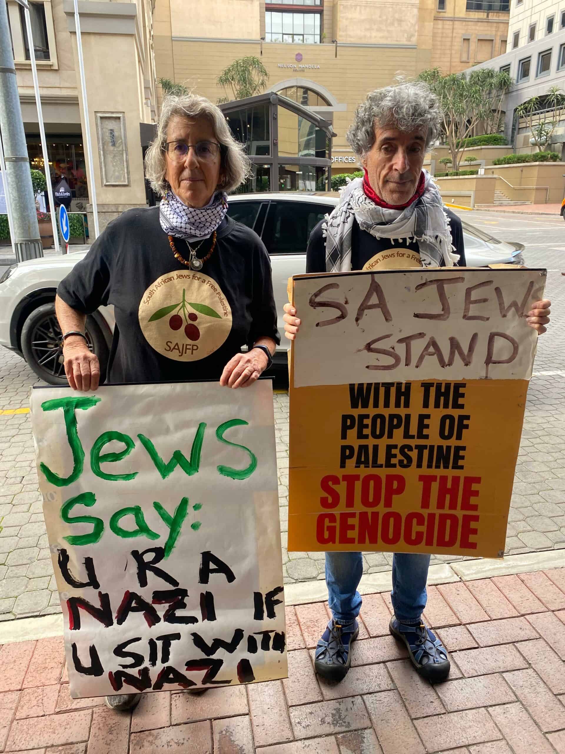 Rina King and Malcolm Steinberg. Photo: Xoliswa Zakwe
