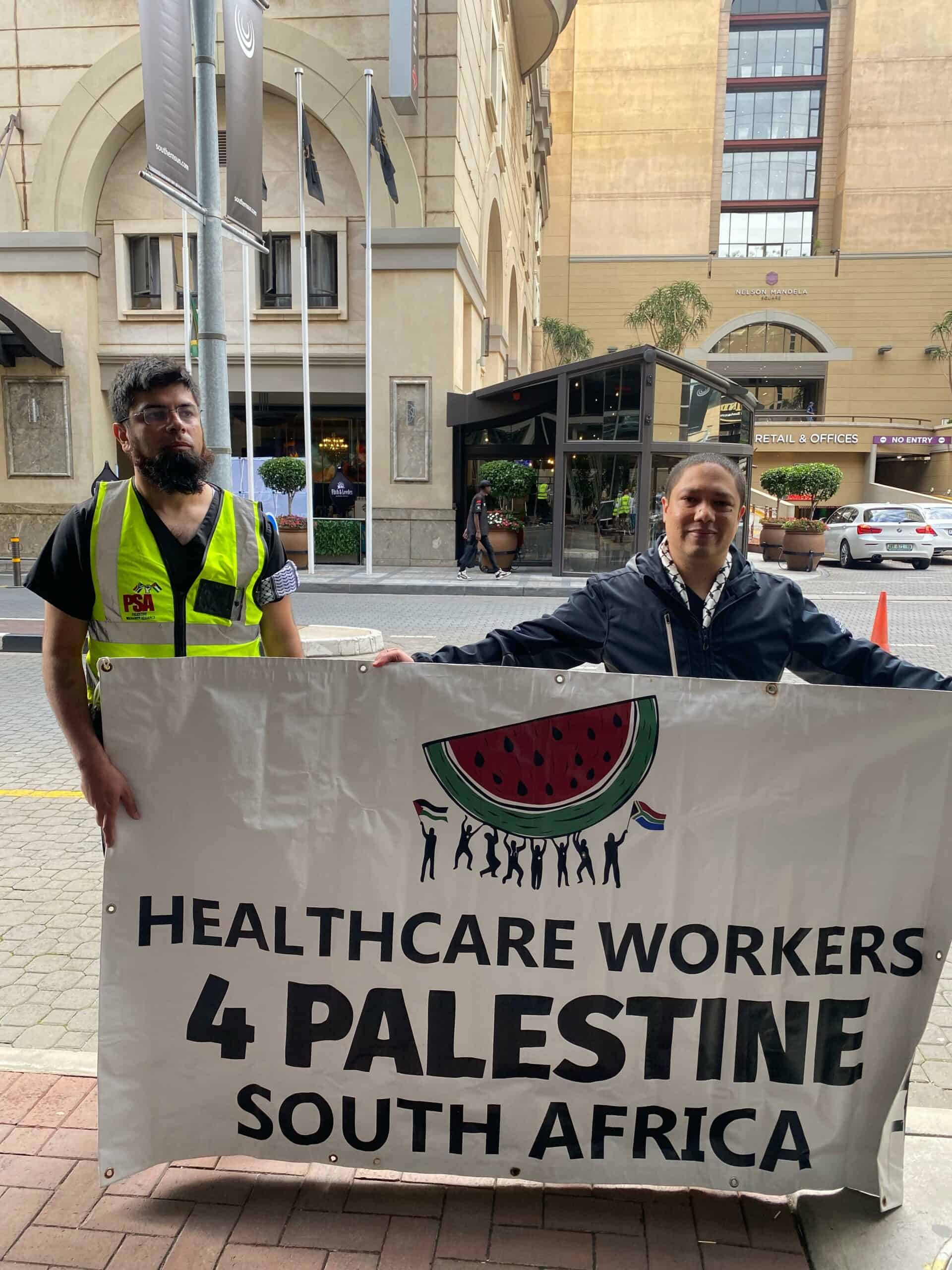 Dr Naseer Alay and Dr Thariq Bagus. Photo: Xoliswa Zakwe.