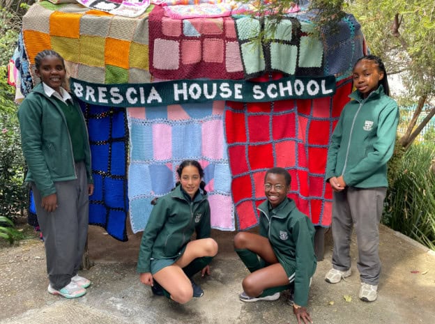 From a yarnbombed gazebo to nourishing soup jars, Brescia House School honours Mandela Day with creativity, compassion, and community spirit.