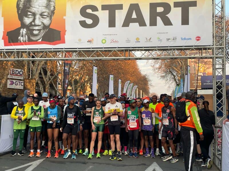 Thousands of runners filled the streets around DP World Wanderers Stadium on July 19 for the annual Mandela Day Walk & Run 2025, showing their hearts to SA.
