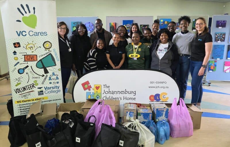 In celebration of Mandela Day, staff from the Sandton campus gave back to the community through meaningful donations and a heartfelt visit to a local children’s home.
