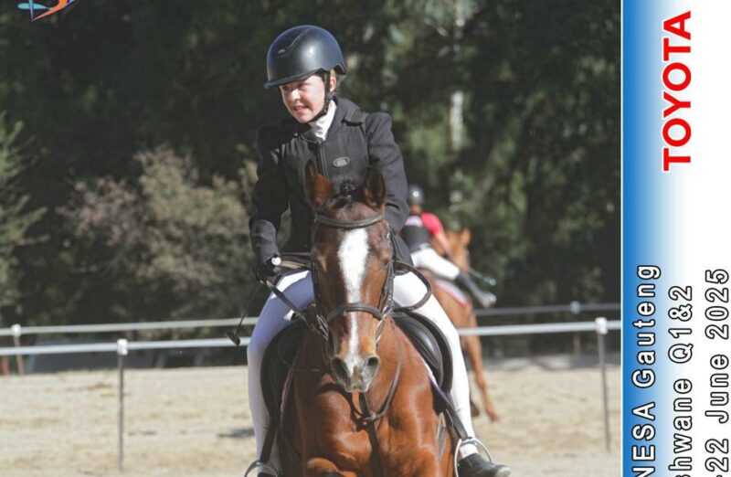 Local rider Shayla Sachs, based in Morningside, is proud to have qualified for all her classes, and to be heading to regionals.