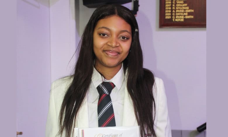 Local college celebrates a top-performing Grade 12 learner for her achievements in academics, service, and public speaking.