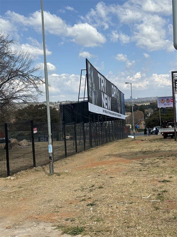 Another illegal billboard was erected in plain sight despite previous intervention.