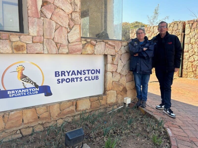 Local councillor and the Bryanston Sports Club manager meet with the city’s representatives.
