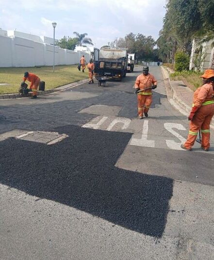 Ward 106 councillor Chris Santana says skin patching at Althea Avenue & Lincoln Street won’t prevent future damage without a long-term maintenance strategy.