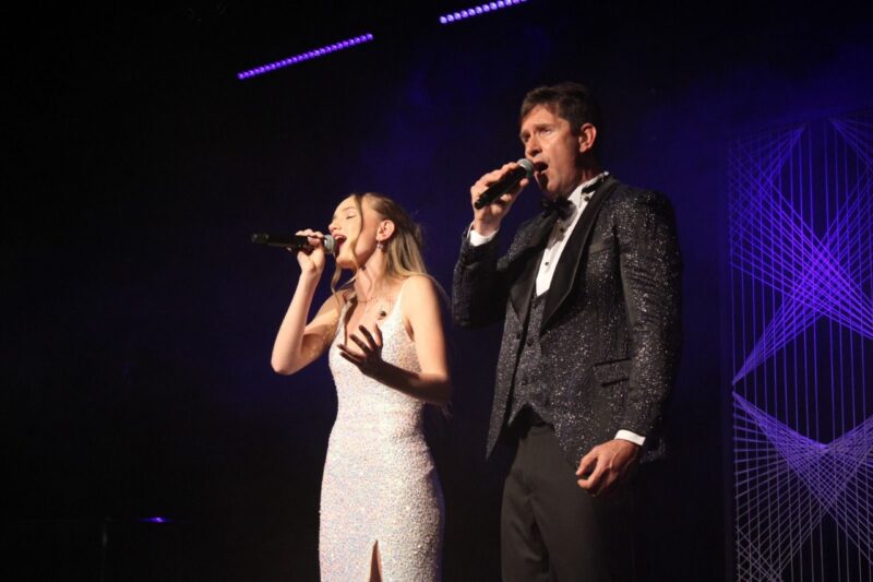 Music lovers gathered in droves for the opening night of Striking a Chord, a moving and masterful performance by Adrian and Emma-Jean Galliard with Johan Heystek.