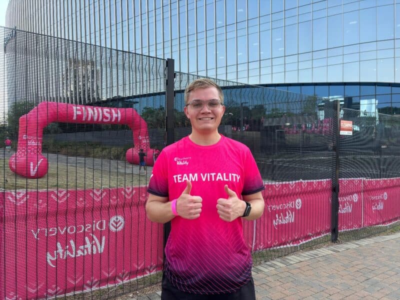 Running alongside the lead police car, Chad Martin felt like a professional, and his third-place finish proved just how far he’s come.