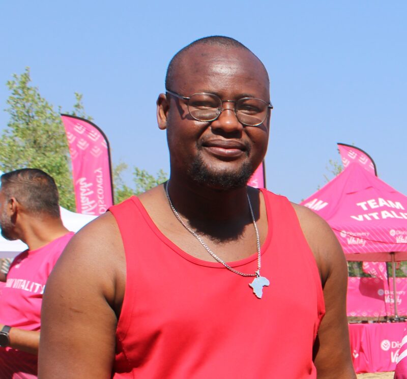 Mandla Hlungwani, from Sandton, ticked his first 5km run off the calendar, as he took part in the Discovery Vitality Run.