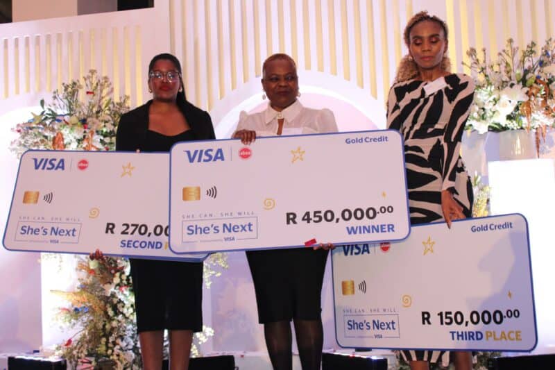 Christine Masaiti, founder of Grandstage Trading, was named the 2025 winner of the She Can, She Will, She’s Next Competition, walking away with R450 000.