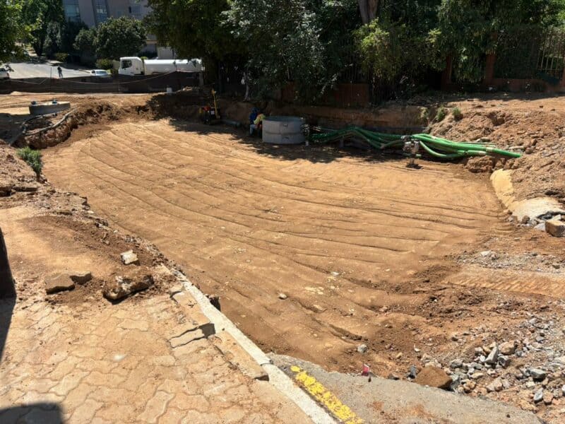 The JRA targets October 30 for the completion of the Sandown Road reinstatement.