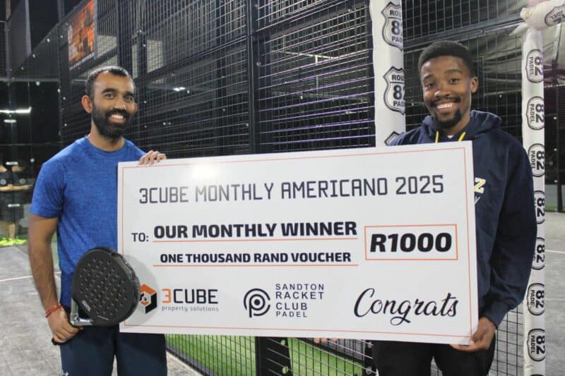 Padel tournament, 3Cube Monthly 1K Americano’s, last edition brought together players of all levels for an unforgettable evening of padel.