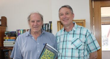 Ian Blackstock and Simon Eccles pose for a photo in Parkmore on October 23, 2025. Photo: Duduzile Khumalo