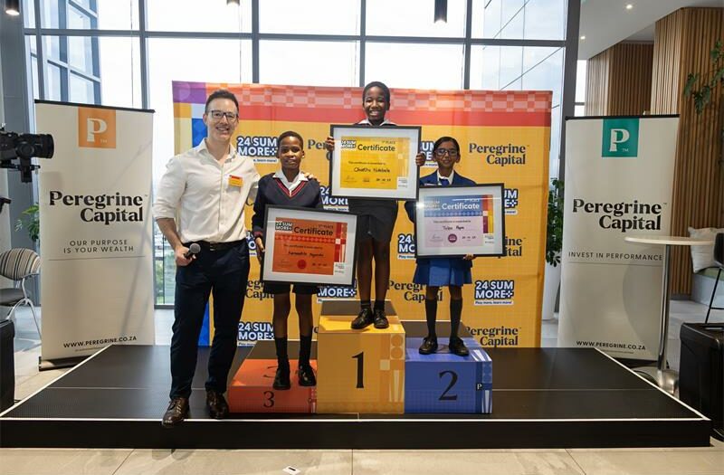 A lively competition at Peregrine Capital’s Sandton offices has shown that when maths becomes a game, confidence follows, and young learners rise to the challenge.