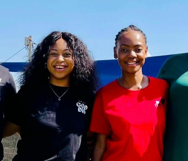 Kamohelo Skhosana Foundation founder and director Kamohelo Skhosana and Audrey’s Haven founder Monalisa Anyaoku at last year’s Christmas Drive celebration on December 23, 2025.