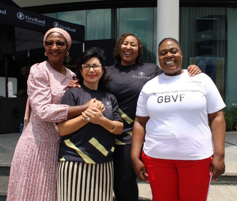 Thuli Mthethwa, Elmarie Pereira, Kone Gugushe, and Tirhani Manganyi