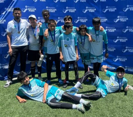 Auckland Park Academy of Excellence team on November 23, 2025, at Illovo. Photo: Duduzile Khumalo