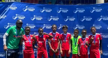 Sandton Superstars after getting their medals on November 23, 2025, at Illovo. Photo: Duduzile Khumalo