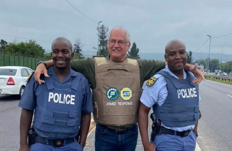 The Bryanston community is still mourning the fatal shooting of a local father, prompting eBlockwatch to activate its Cyber Chaperone safety network while police continue the manhunt for three armed suspects.