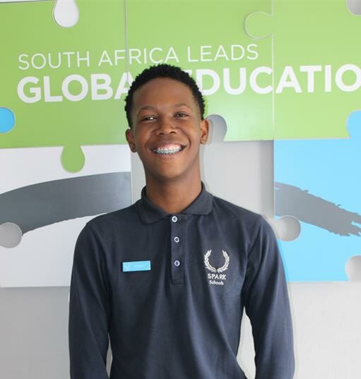 Spark Rivonia head boy for 2026 Litha Ndlwana at school on November 3, 2025.