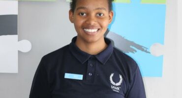 Spark Rivonia head girl Lumka Maepane at school on November 25, 2025.