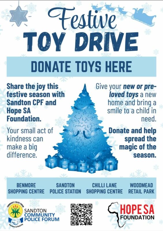 Locals are encouraged to donate toys for children to make a difference in their Christmas.