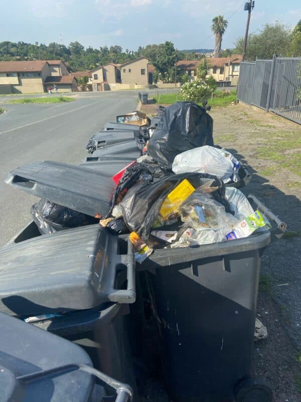 Several suburbs in Ward 81 spent much of the festive season with uncollected rubbish as repeated failures by Pikitup’s new contractor left bins overflowing, streets smelling, and residents questioning why they are paying for a service that is not delivered.