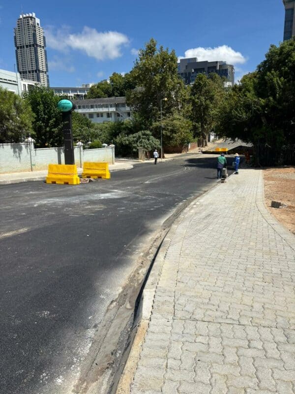 Although the February 6 completion date has passed, visible progress on site suggests the long-running roadworks are now in their final stages.