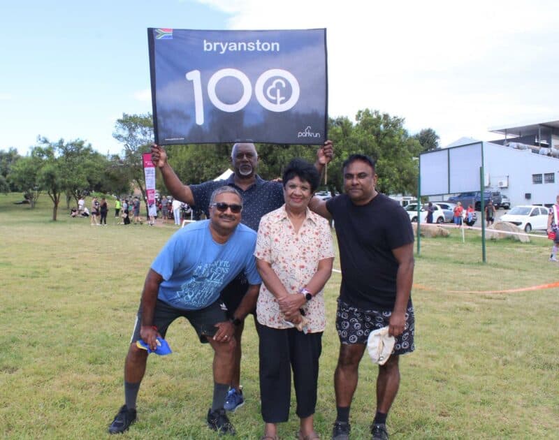 Runners, walkers, families and even four-legged friends filled Riverside Park in Bryanston in celebration of love, fitness and community spirit on Valentine’s Day.
