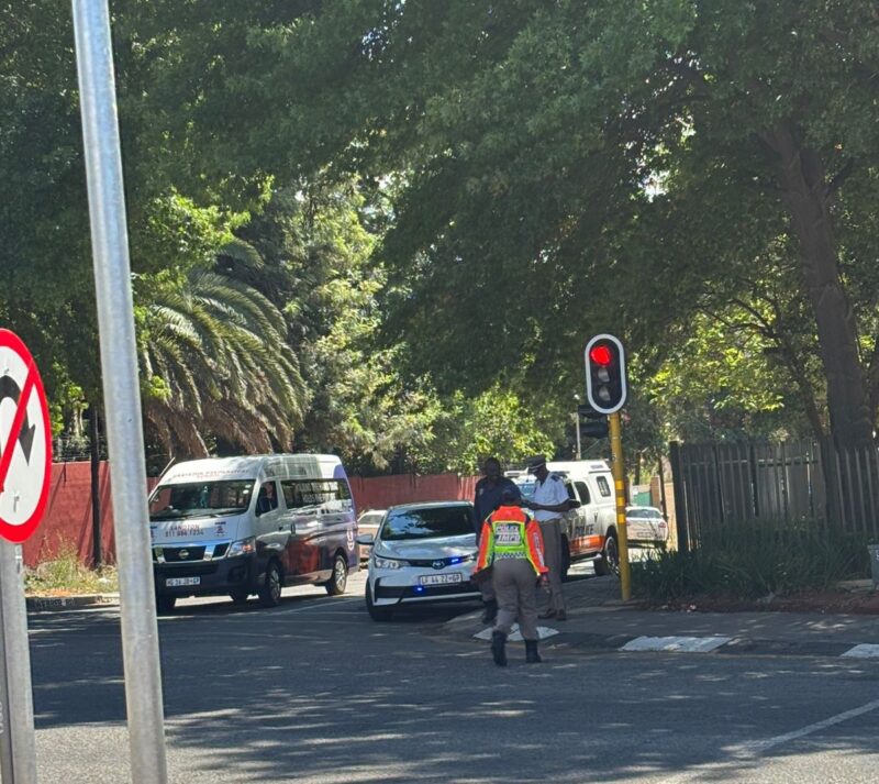 JMPD officers stationed outside the varsity say they were instructed to monitor traffic, as several vehicles are fined and removed.