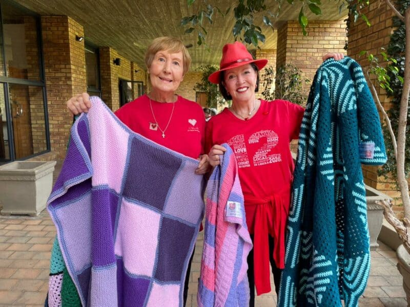 Passionate knitters and crocheters gathered at Rosebank Union Church to continue their mission to create handmade blankets for those in need, as part of the 67 Blankets for Nelson Mandela Day initiative.