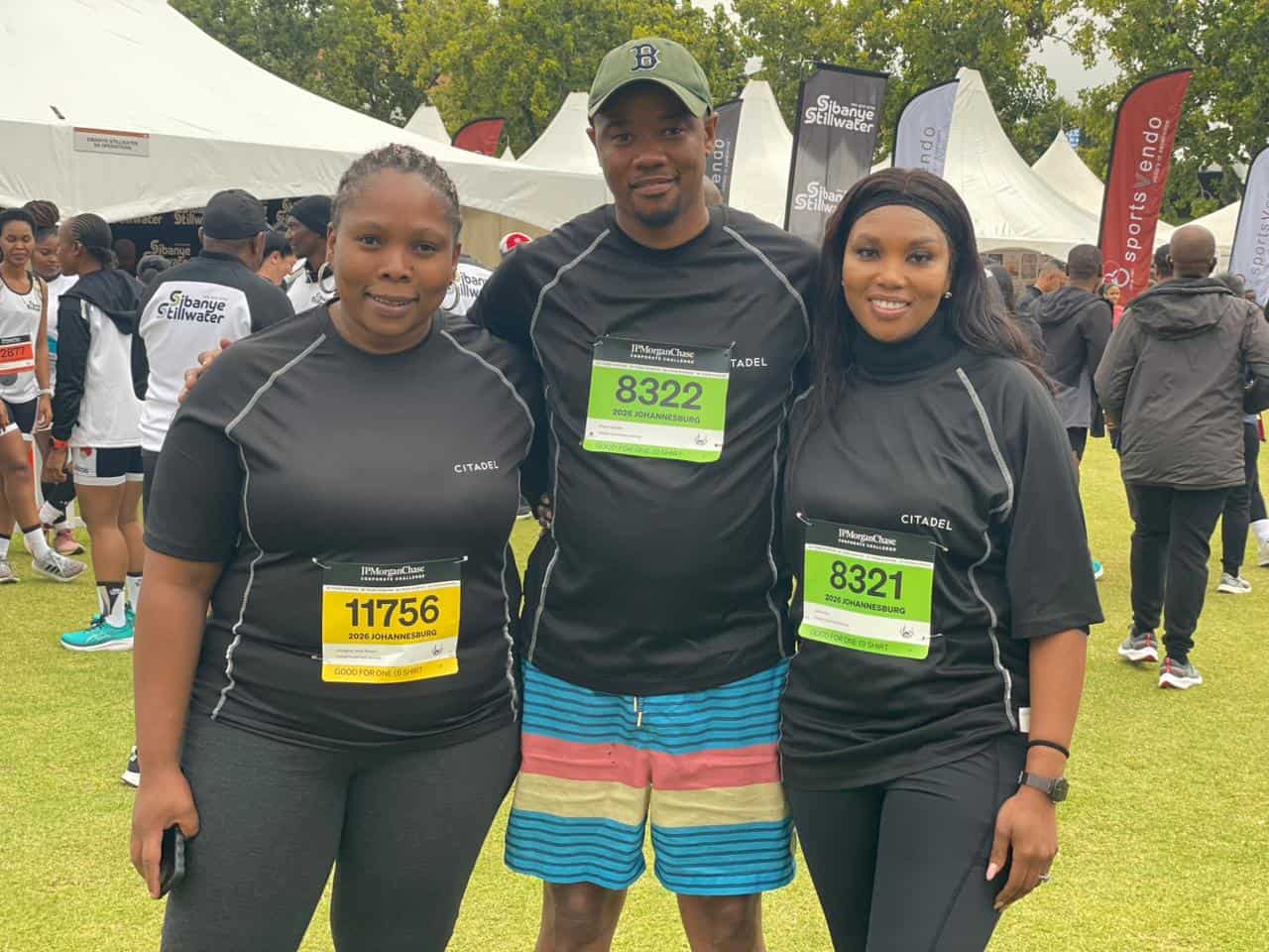 Johannesburg corporate swaps suits for sweat at JPMorganChase Challenge