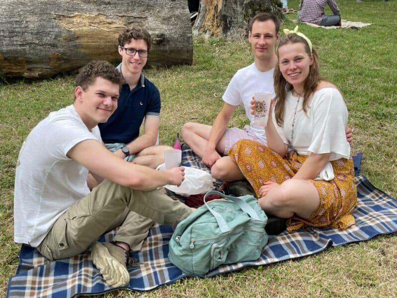 Soft rain doesn’t stop market goers from enjoying food, crafts and community as the popular Parkmore market begins another year of monthly trading.