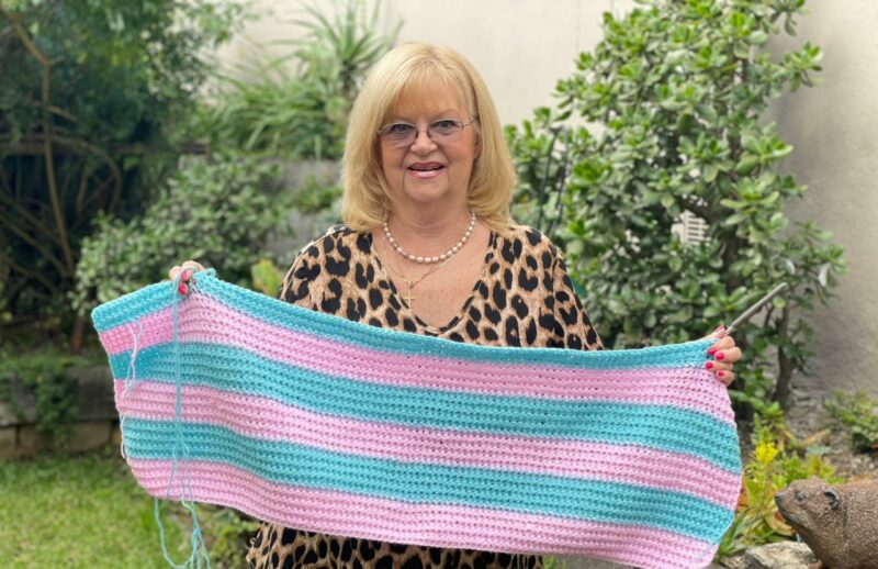 After the loss of her husband, Sandy de Goede turned to crochet, not just as a hobby, but as a journey to find healing.