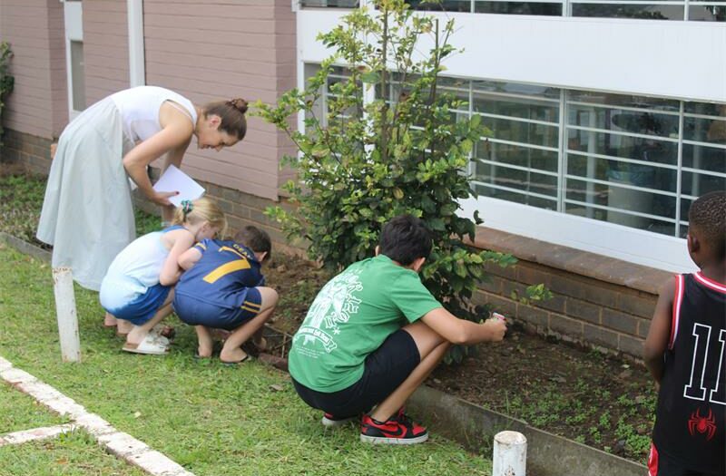 An Easter egg hunt created memorable holiday moments for families visiting the library.