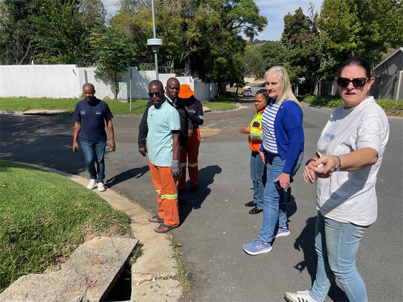 Johannesburg Water’s water tests link Parkmore streets' flooding to borehole water.