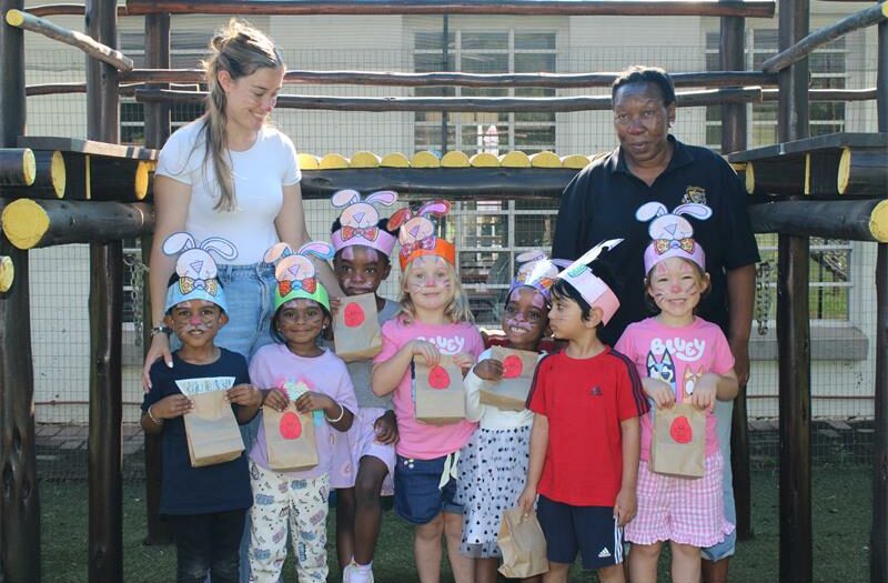 Fun, laughter, and giving came together as leaners at Montrose Pre-Primary School brought 60 boxes of eggs for those in need.