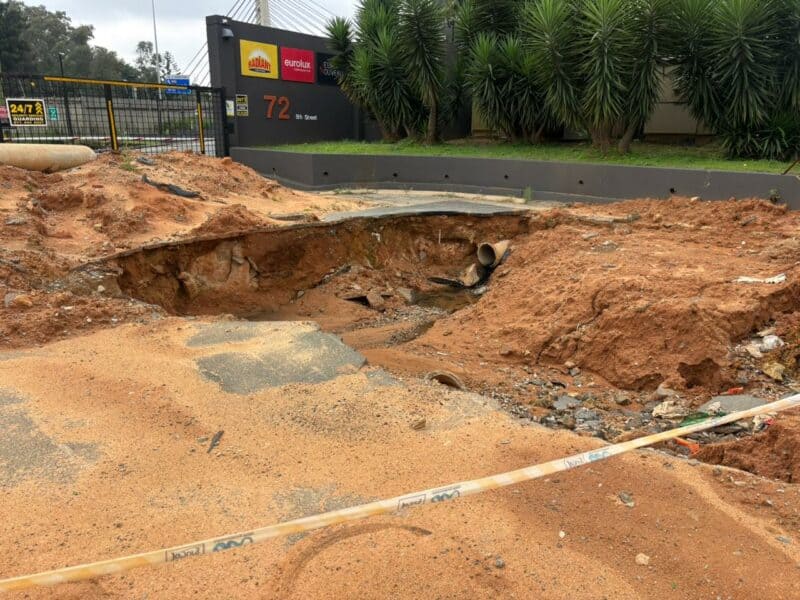 Months later, businesses in Wynberg say no repairs have been made to the sinkhole on 5th Street, and no answers have been given.
