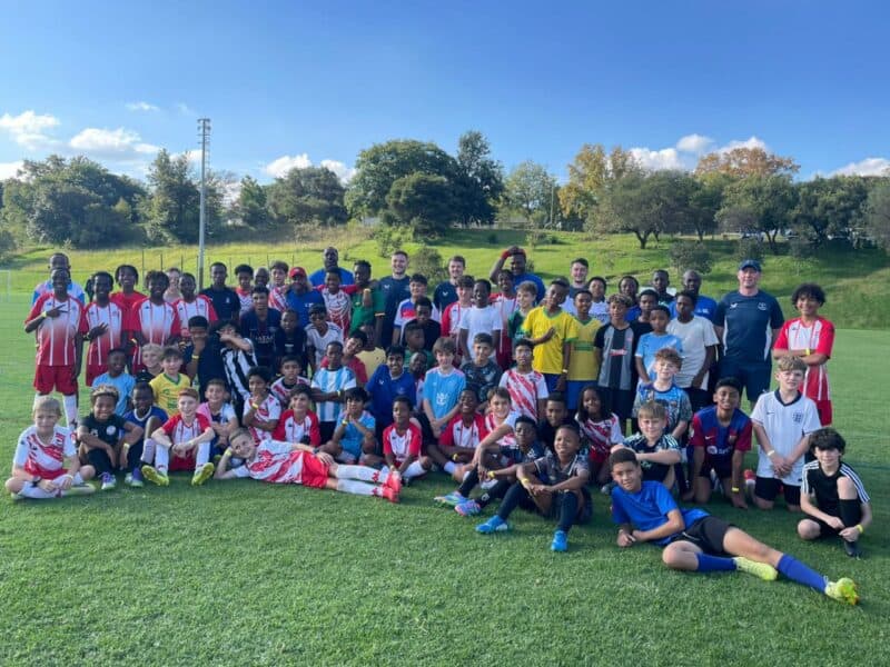 From U6 to U14, young football players benefited from high-intensity, detail-driven training, led by Everton International Academy coaches at Sandton Sports Club.
