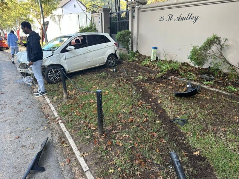 With accidents continuing and night-time racing increasing, residents have launched a petition calling for traffic calming measures at the dangerous bend on St Audley Road in Bryanston.