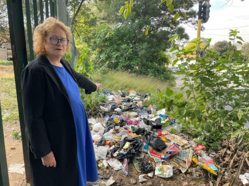 Ward 109 councillor Lori Coogan has called on residents to take responsibility for their environment after illegal dumping was discovered in Kelvin.