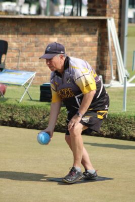Michele Ashburner, from Jeep Quondam Bowling Club, at Morningside Country Club on May 17, 2026. Photo: Xoliswa Zakwe