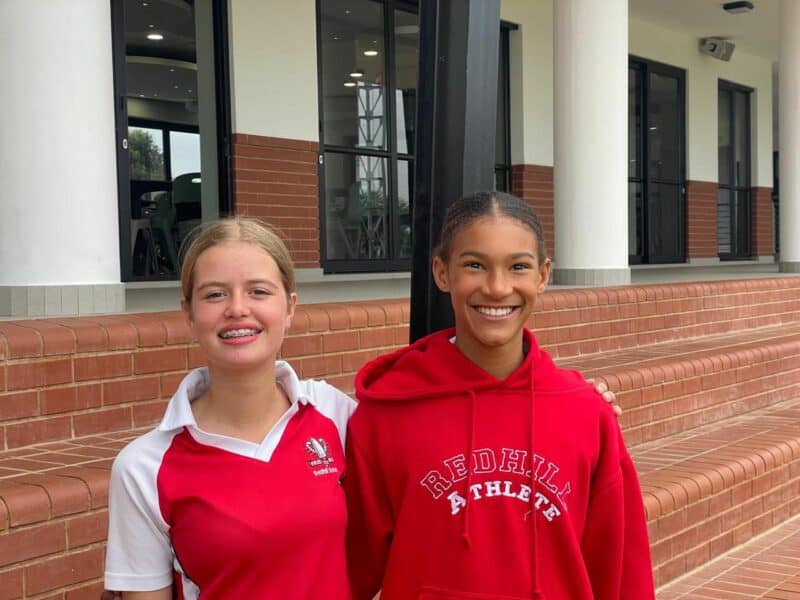 Two talented Grade 7 netball players are taking their skills to the national stage after being selected for the U14 SA Indoor Netball Squad.